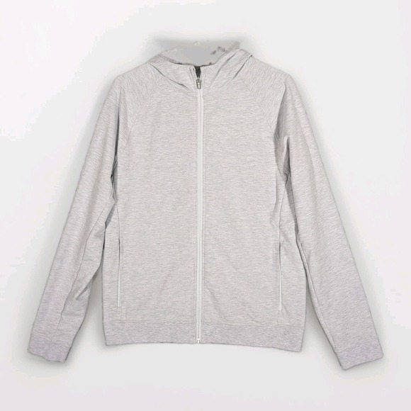 Lululemon Other - Lululemon City Sweat Full Zip Hoodie Men's Large Heathered Light Gray Jacket *